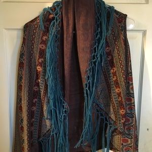 Western fringe vest